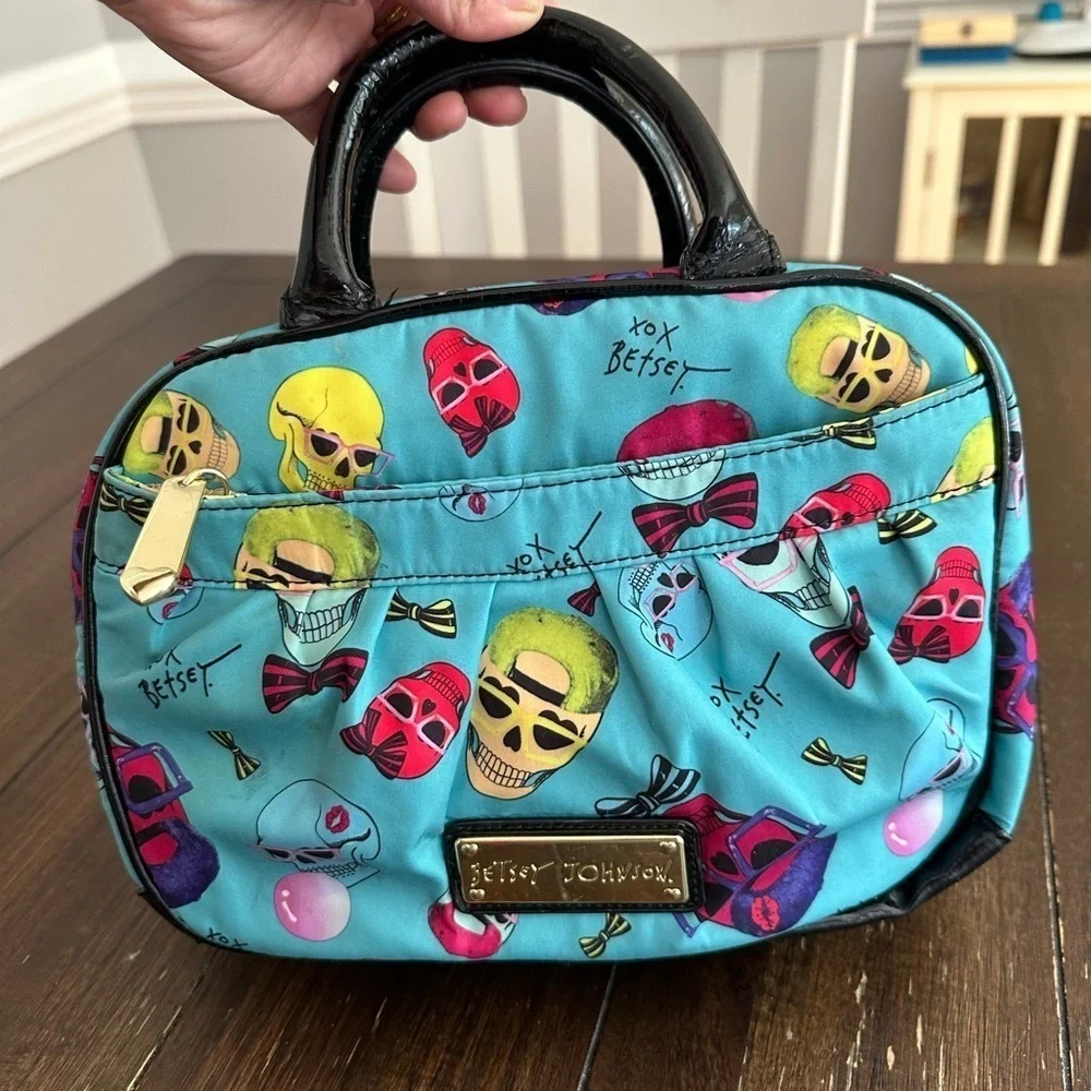 Betsy Johnson cosmetics bag
